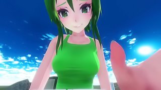 [Az+B] MMD Giantess Growth - Gumi's Bigger Day