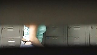 Locker-room XXX hidden camera