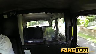 FakeTaxi: Married woman makes up for pissing on taxi seats