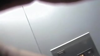 Shuri shark bites her ass inside of the elevator in a second