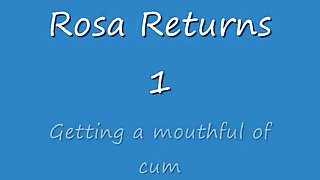 rosa gets a mouthful